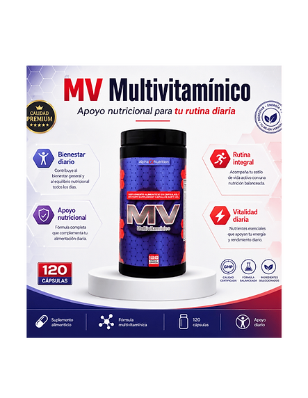 Alpha Multivitamínico 120 Caps