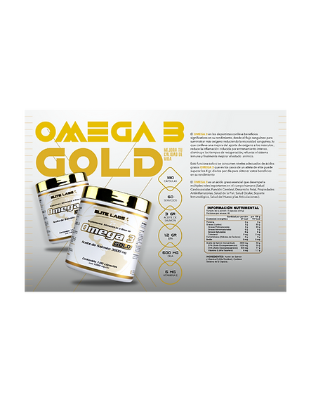 Elite Omega 3 Gold 3000 mg 180 Softgels