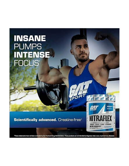 GAT Nitraflex 300 g — Pre-Entreno Avanzado