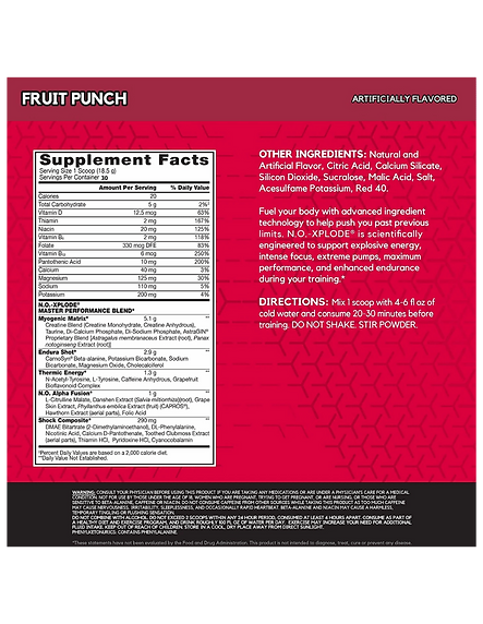 BSN NO-XPLODE 3.0 30 Serv — Blue Raspberry