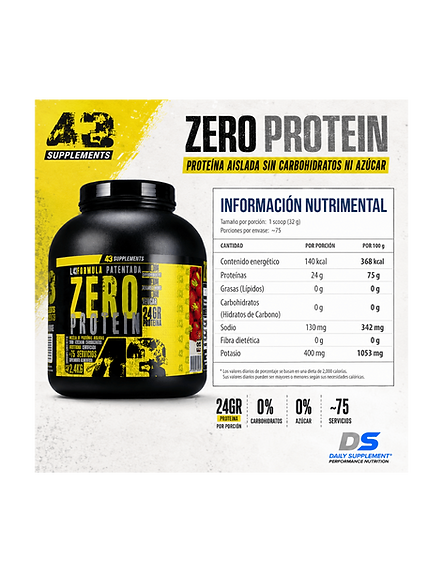 43 Zero Protein 5.29 lbs — Chocolate