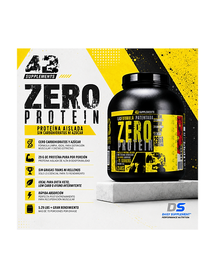 43 Zero Protein 5.29 lbs — Chocolate