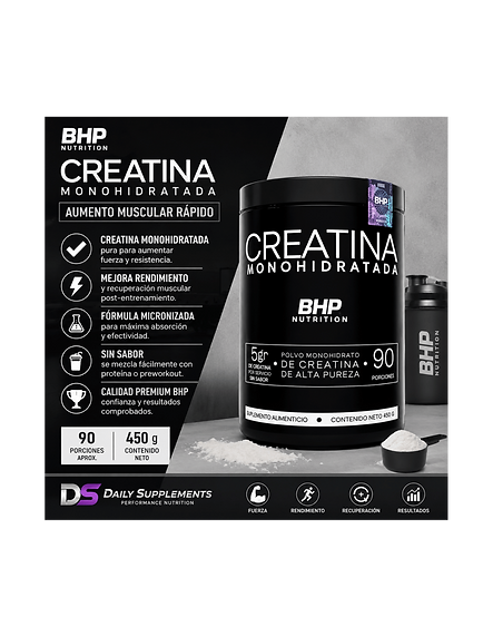 BHP Creatina Monohidratada 450 g