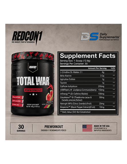 REDCON1 Total War 30 Serv — Pre-Entreno