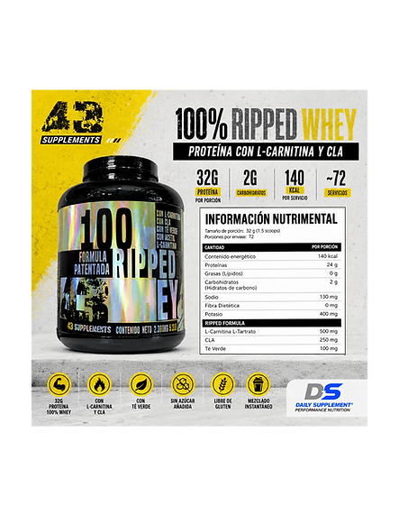 43 Ripped Whey 5.2 lbs | Proteína de Suero