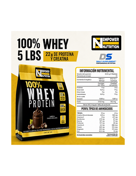 Empower 100% Whey 5 lbs | Proteína de Suero